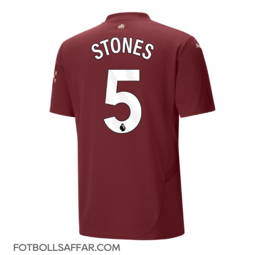 Manchester City John Stones #5 Tredjeställ 2024-25 Kortärmad